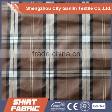 water proof fabric 100% ployester check brown color classic pattern for umbrella fabric