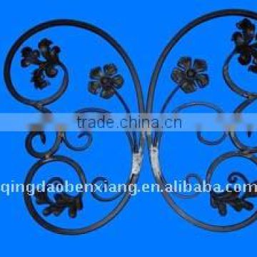 fence or gate iron ornamental rosette