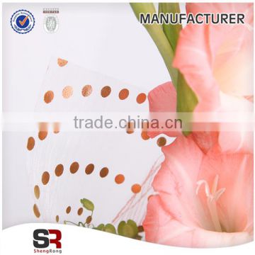printing organza fabric for flower wrapping for european market