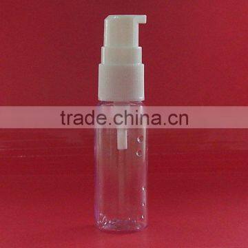 10ml clear plastic pet bottle with lotion pump