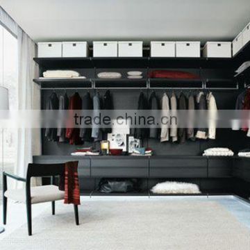 Nordic Style Customized Wooden Walk in Closet for Bedroom