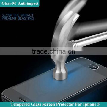 Newest cutting technology nano liquid screen for Iphone5/5c/5s,tempered glass screen protector