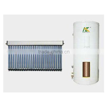 Split pressurized water heater domestic solar energy