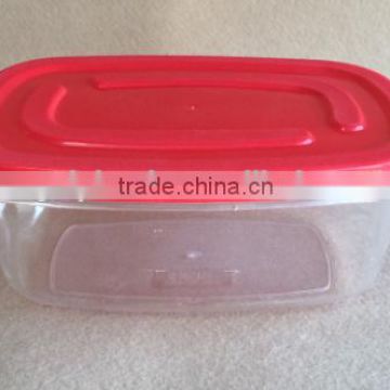 Plastic food storage container rect. 1L #TG10302