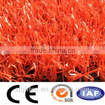red artificial grass turf carpet / lawn synthetic for indoor playground