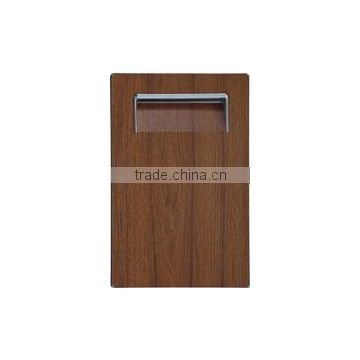 18mm thickness panel door in brushed wood finish