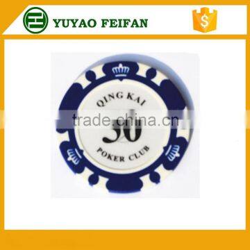 Custom cheap professional poker chips with sticker