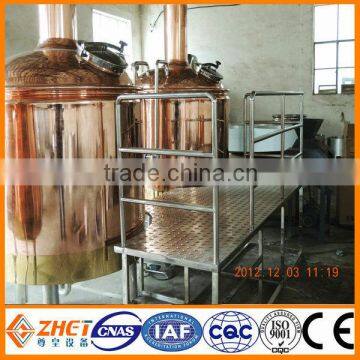 commercial beer brewing copper equipment