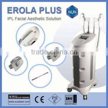 2013 best Hair removal machine S3000 CE/ISO rf depilation elight ipl nd yag laser hair removal