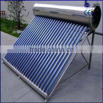 evacuated tube solar heater