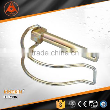 shaft lock pin /tub E clip/ lin ch pin/ lynch pin yellow zin c plated/ zinc p lated hook