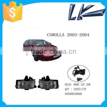 Auto Spare Parts Car Fog lamp For Toyota Corolla 2003-2004