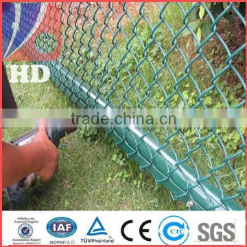 plastic chain link fence / galvanized chain link fence