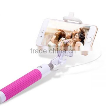 2015 Factory supply Selfie Stick with zoom for iphone and Andriod, handheld selfie stick