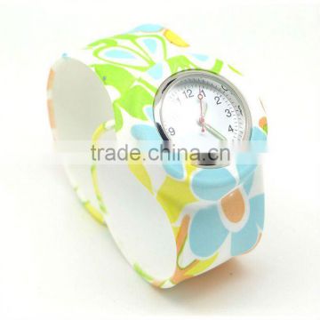 More colorful printing Silicone slap watch