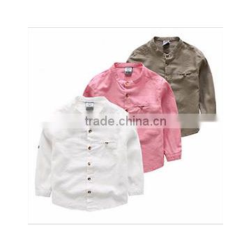 china factory sales directly simple boy blouse cotton t shirt for children