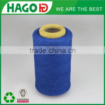 10s black recycled cotton melange discount good handfeel eco-friendly recycled yarn for weaving