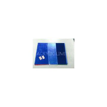 3mm Blue Polished Mirror Acrylic Sheet for Plastic display , 1 Plexiglass sheet