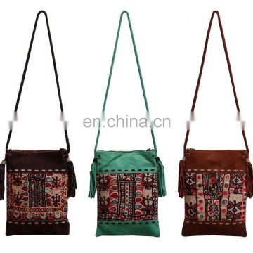 Wholesale Vintage Banjara Leather Shoulder Bag Handmade Gypsy Cross Body Bag