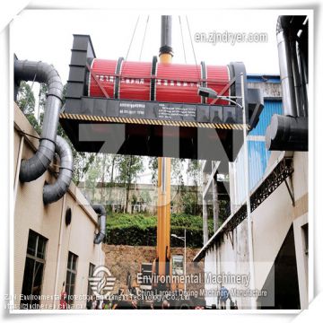 Industrial use Textile Sludge Drying Drum Dryer Drying Equipment