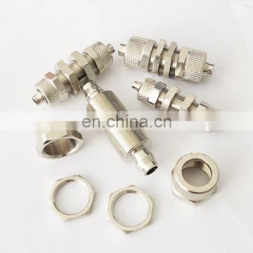 YTNM SS pneumatic fittings air quick clamp shaft collar couplers