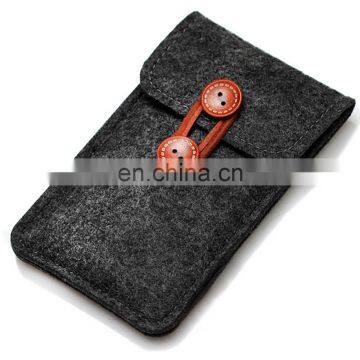 Wholesale simple style colorful felt wallet/purse