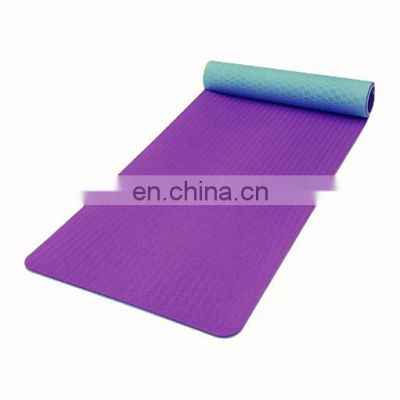 Eco Friendly TPE 6mm Thick Durable Non-slip Pad Yoga Pilates Mat Wholesale Yoga Mat