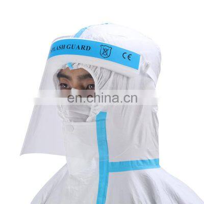 Transparent Anti Splash Protective Face Shield Visors Approved Safety Face Shield