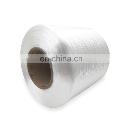 Stock on sale raw white polyester yarn fdy