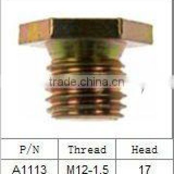 Standard oil pan drain plug M12-1.5