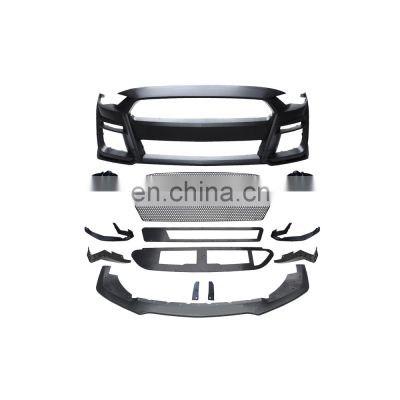 Factory sales Auto modified Car bumpers Front bumper for MUSTANG Shelby GT500 2018-20 Style body kit front bumper high fit