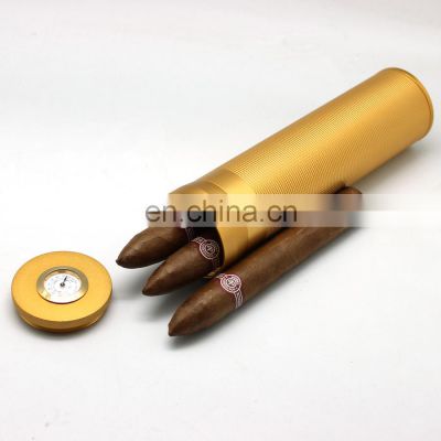 hold 3ct cigar travel aluminum cigar tube humidor