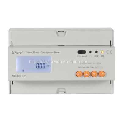 Acrel ADL300-EY 3 Phase 8 Digits LCD Display China Smart Prepayment Meter Top Tariffs Electronic Measuring Instruments
