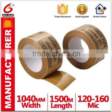 Adhesive Water Activate Kraft Paper Tape For Heavy Packing