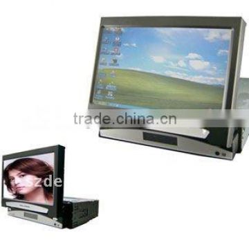 mini Lcd touch screen 7inch monitor with1*VGA 2*AV FOR CAR