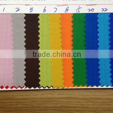 70D/210T nylon ripstop fabric with Pu coated for bags