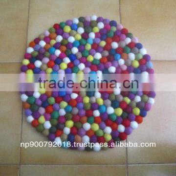 Multi-Color Round Chair Mat