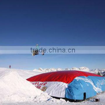Big discount! exciting winter sport big air bag for snowboard/ inflatable big air bag