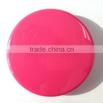 double side round cosmetic mirror with logo printing