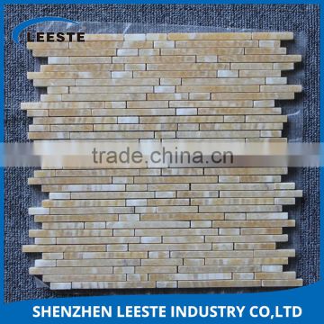 Wholesale china products yellow honey onyx marble material mosaic tile