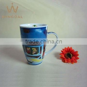 Porcelain mug with decal,cup ceramic