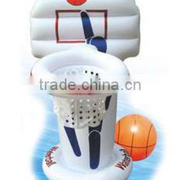 Inflatable basketball goal/water games/Beach basketball hoop for swimming pool