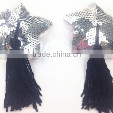 Star Shape Boobie Tassels Nipple Cover For Sexy Lingerie Made In China