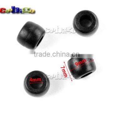 5/32"(4mm) Hole Plastic Beads Bell Stopper Cord Ends For Apparel Sportwear Accessories #FLS191-B