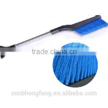 Adjustable Plastic Snow Shovel With Brush And Long Handle