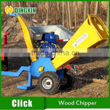Industrial ATV wood shredder machine