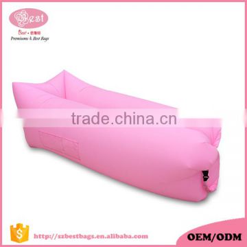 Wholesale hangout fast inflatable sofa air bed/cheap hangout sleeping bag