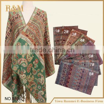 Wholesale Lady Scarf and Shawl 2016 jacquard weave scarf