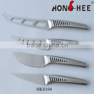 Stainless Steel Hollow Handle 4 Pcs Cheese Knife                        
                                                Quality Choice