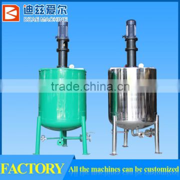 Stainless steel hot water storage tank with pneumatic mixing
